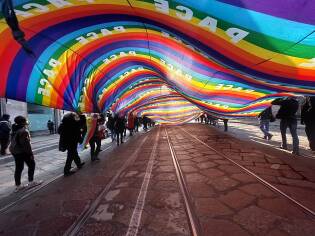 Piazza Prealpi a Milano | Presidio Libera con i Soci volontari