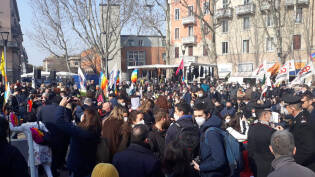 Piazza Prealpi a Milano | Presidio Libera con i Soci volontari