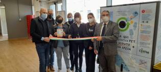 Inaugurazione eco-compattatore Coripet | 13 aprile 2022