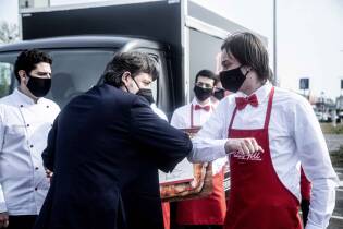 Consegna delle donazioni a Pizzaut | 1 aprile 2021