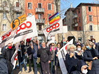 Piazza Prealpi a Milano | Presidio Libera con i Soci volontari