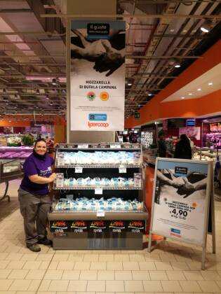 La mozzarella di bufala campana DOP e la scamorza di latte di bufala Libera Terra arrivano a Piazza Lodi - 25 gennaio 2018