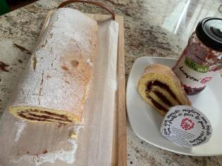 Rotolo con Frutti di Pace ai lamponi di Serena