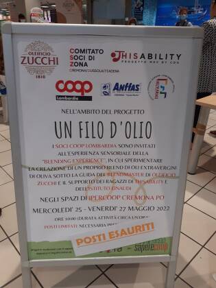 “Un Filo D’Olio": la blending experience alla Coop CremonaPo