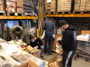 Emergenza COVID-19 la merce donata dai negozi - 23 marzo 2020 (5)