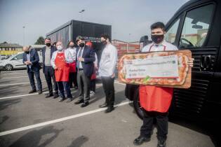 Consegna delle donazioni a Pizzaut | 1 aprile 2021