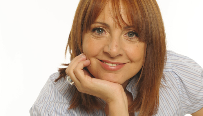 Debora Villa al Supermercato del Futuro