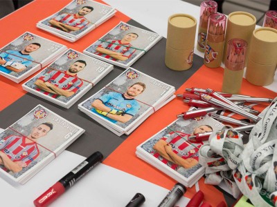 La U.S. Cremonese all'ipercoop di CremonaPo