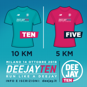 Deejay Ten sei pronto a correre nel centro di Milano