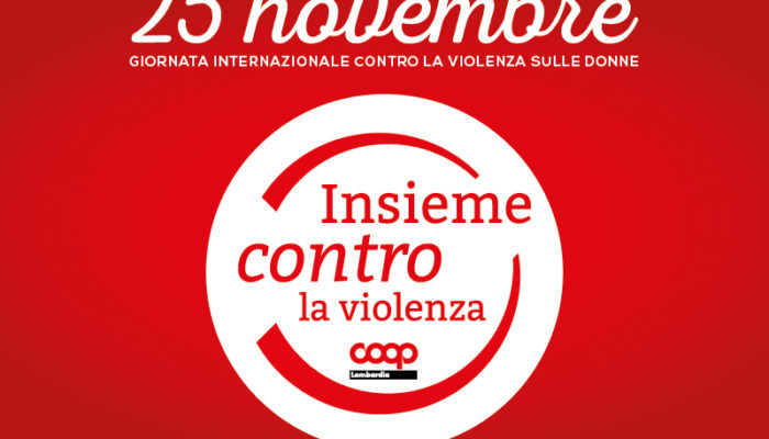 25 novembre 2018: Insieme contro la violenza anche quest'anno