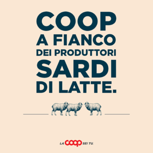 Coop è al fianco dei produttori sardi di latte!