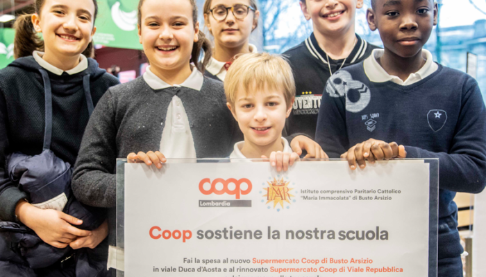 Nei supermercati Coop di Busto Arsizio puoi sostenere la tua scuola