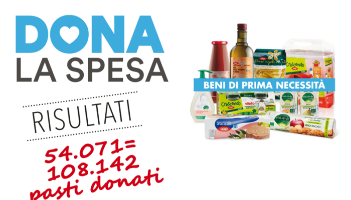 Dona la spesa i risultati della raccolta solidale