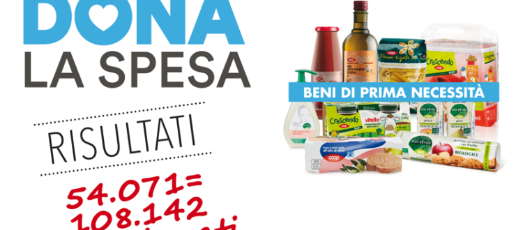 Dona la spesa i risultati della raccolta solidale