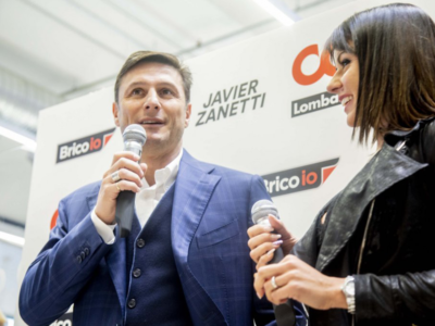 Il grande campione Javier Zanetti alla Coop di Lodi