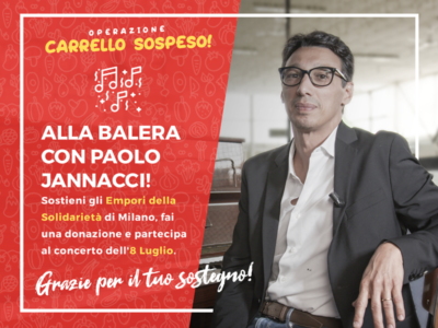 Vai al concerto di Paolo Jannacci con un Carrello Sospeso