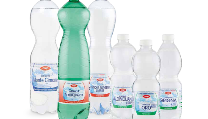 Arriva nei negozi la nuova eco-bottiglia di Acqua Coop