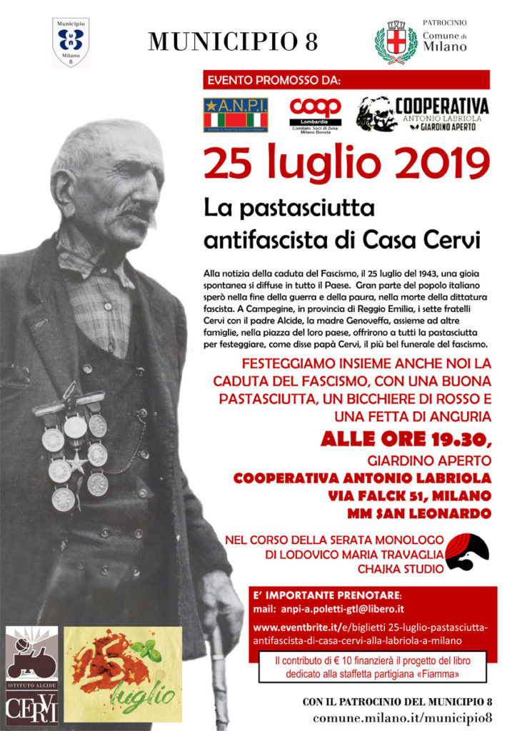 Pastasciutta Antifascista a Milano (Cooperativa Labriola)