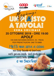 Aggiungi un p(a)sto a tavola: la cena solidale