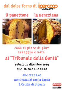 Panettone e Veneziana al Tribunale della Bontà di Vignate