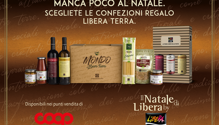 Per un Natale di G(i)usto scegli le confezioni regalo Libera Terra