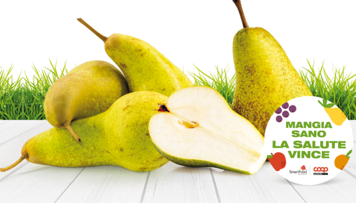 Mangia sano e la salute vince con le pere abate