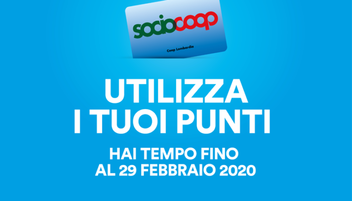 I punti Socio Coop sono in scadenza scopri come usarli!