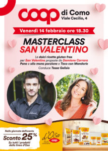 Partecipa alla masterclass di San Valentino con Damiano Carrara alla Coop di Como