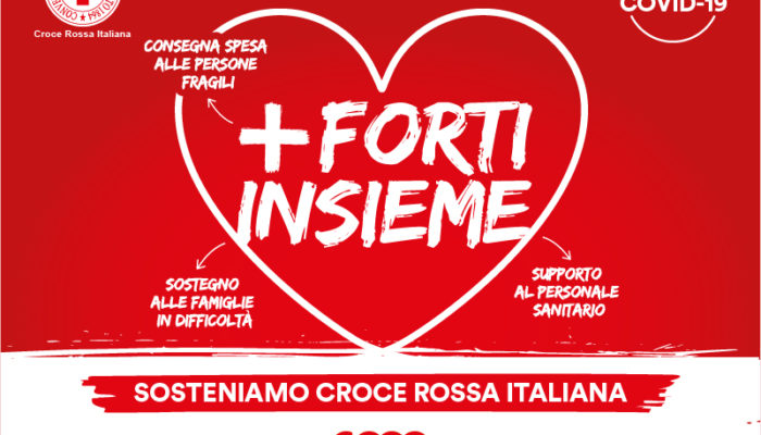 Più forti insieme: sostieni con noi la Croce Rossa Italiana
