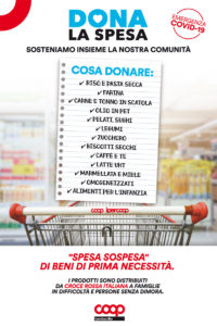 Dona la spesa sosteniamo insieme la nostra comunità