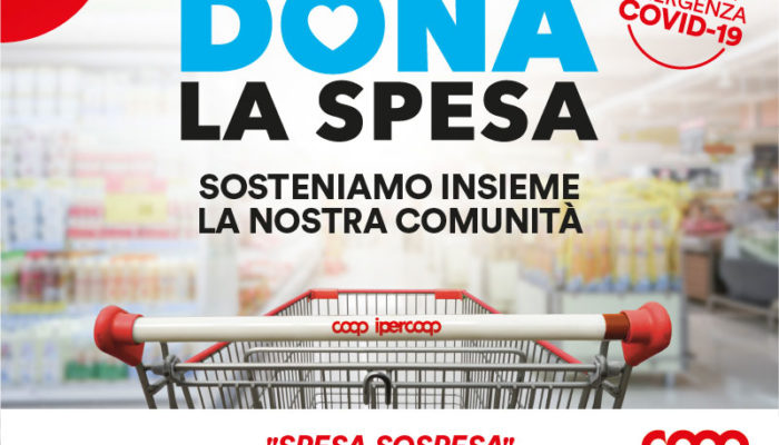 Dona la spesa sosteniamo insieme la nostra comunità