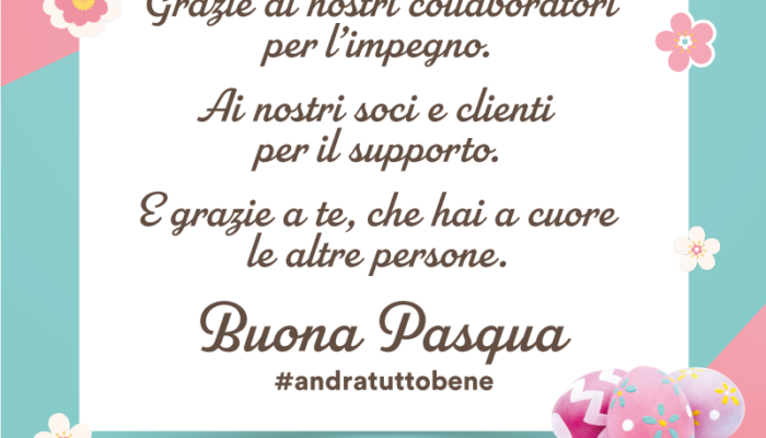 Tanti auguri di buona Pasqua a tutti voi