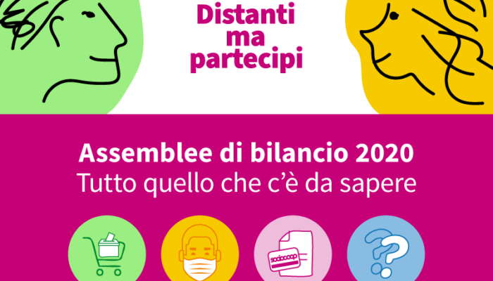 Assemblee di Bilancio 2020 distanti, ma partecipi