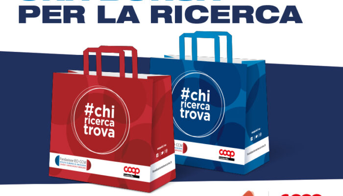 #Chiricercatrova acquista una shopper per la ricerca