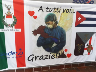 Crema saluta e ringrazia la brigata di medici cubani