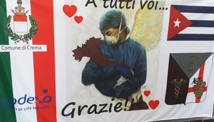 Crema saluta e ringrazia la brigata di medici cubani