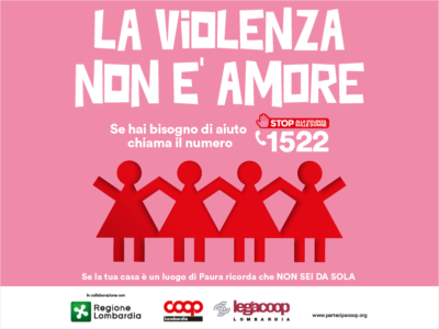 Non sei da sola chiama il numero di emergenza 1522