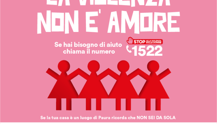 Non sei da sola chiama il numero di emergenza 1522
