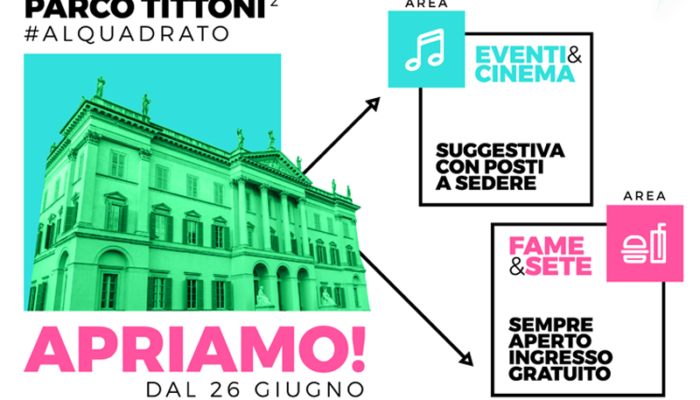 Parco Tittoni fino al 15 settembre tanti nuovi eventi