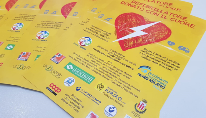 Diritti al cuore: un defibrillatore all'Ipercoop di Novate