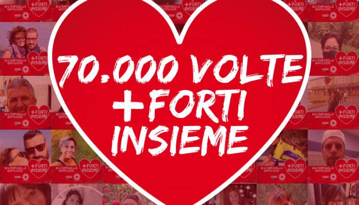 Più forti insieme: 70.000 euro per sostenere Croce Rossa Italiana