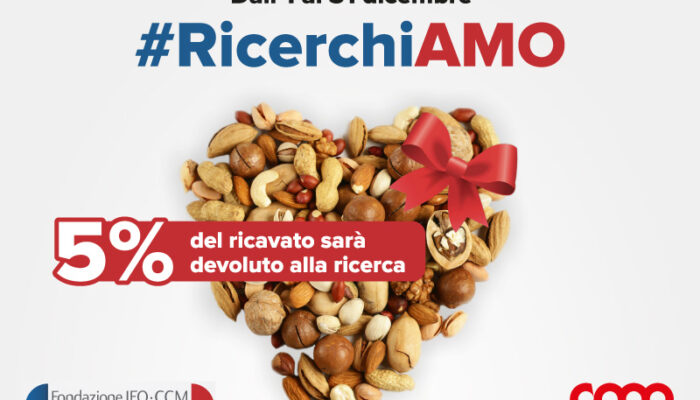 #RicerchiAMO: acquista la frutta secca per la ricerca