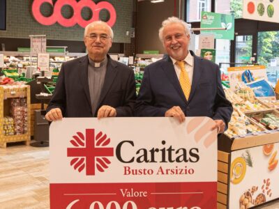Busto consegna Caritas per #CoopforUcraina
