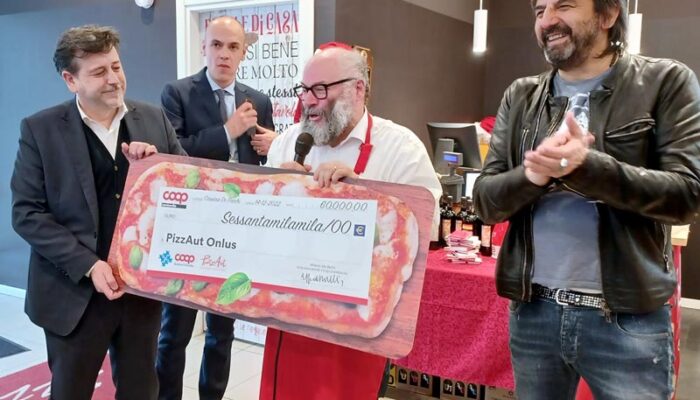 Assegno per PizzAut apertura Monza