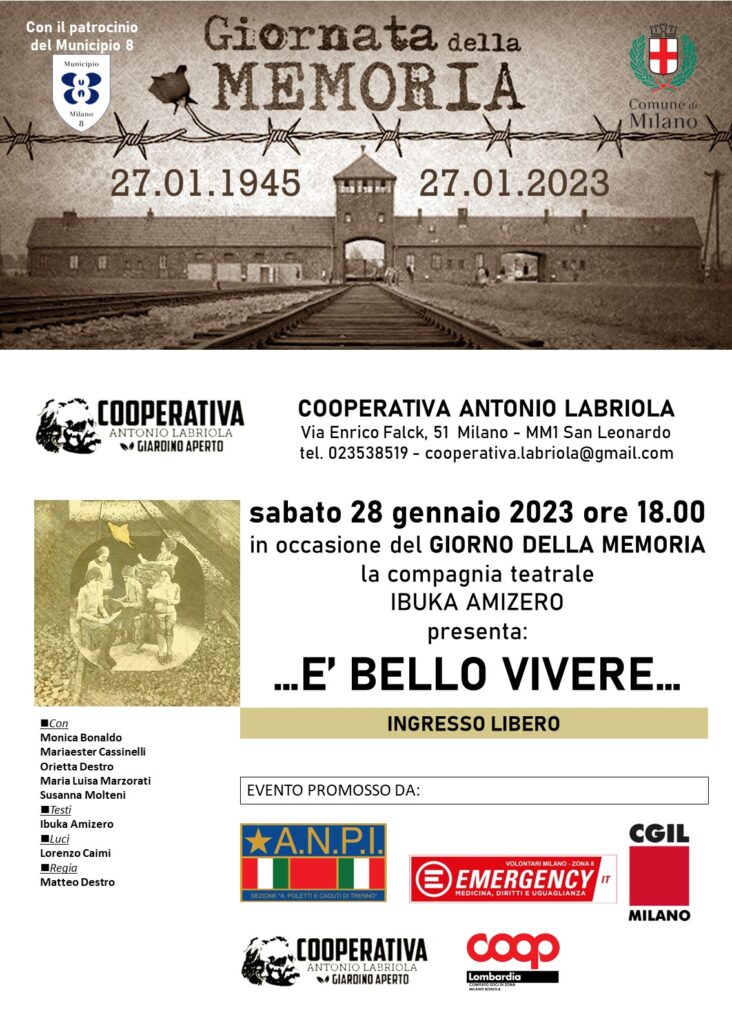 giorno memoria 2023 milano bonola