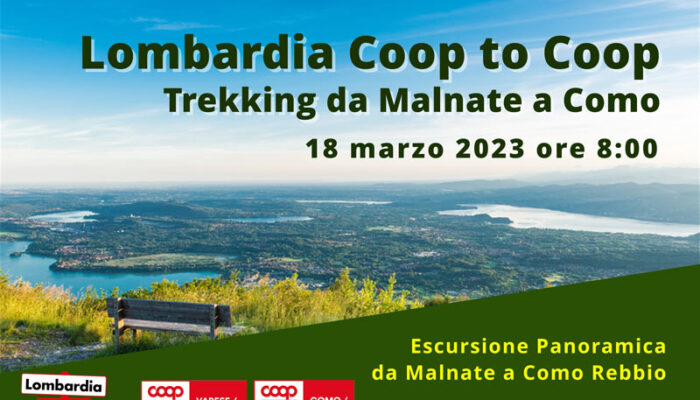 Lombardia Coop to Coop trekking Varese Malnate 2023