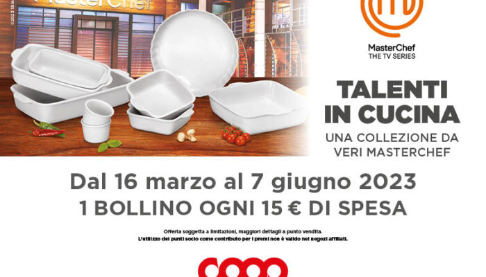 Talenti in cucina - collection Masterchef - punti