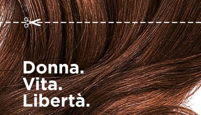 Donna. Vita. Libertà. cartolina marzo 2023